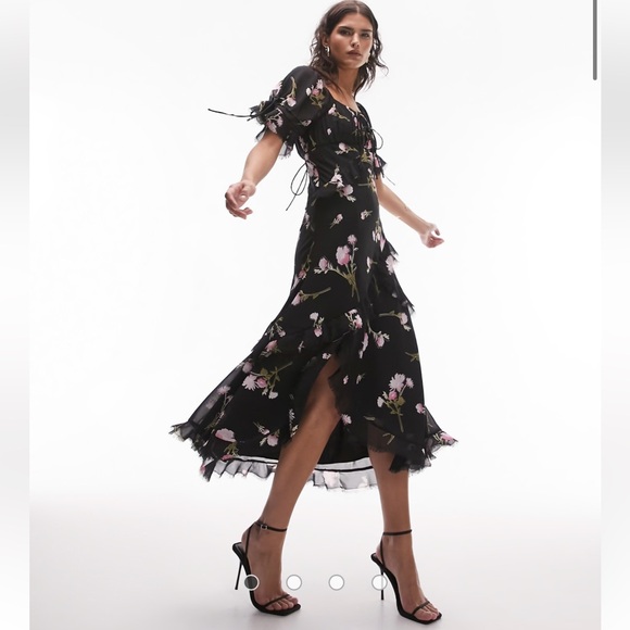 Topshop Floral elegant Dress - Picture 3 of 6